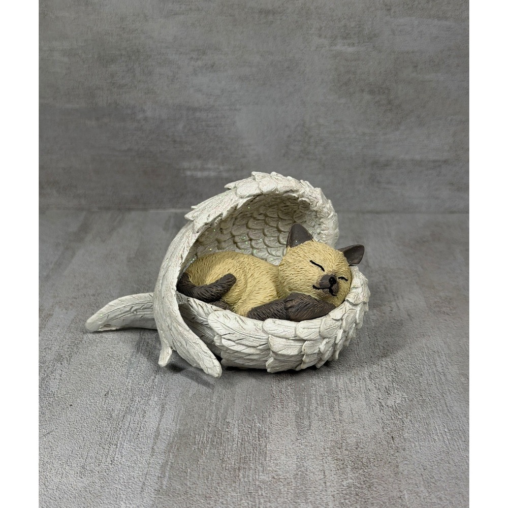 Blake Jensen Hamilton Collection Siamese Cat Angel Paw Prints From Heaven